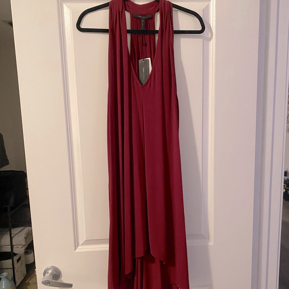 NEW! WITH TAGS! Gorgeous BCBG Burgundy Convertible Dress